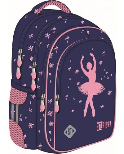 Ученическа раница St. Right Pink Ballerina с 4 отделения