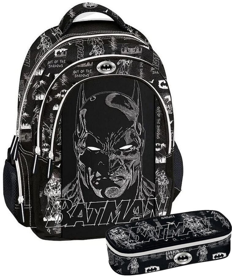 Ученически комплект Graffiti Batman Dark Knight – раница и несесер