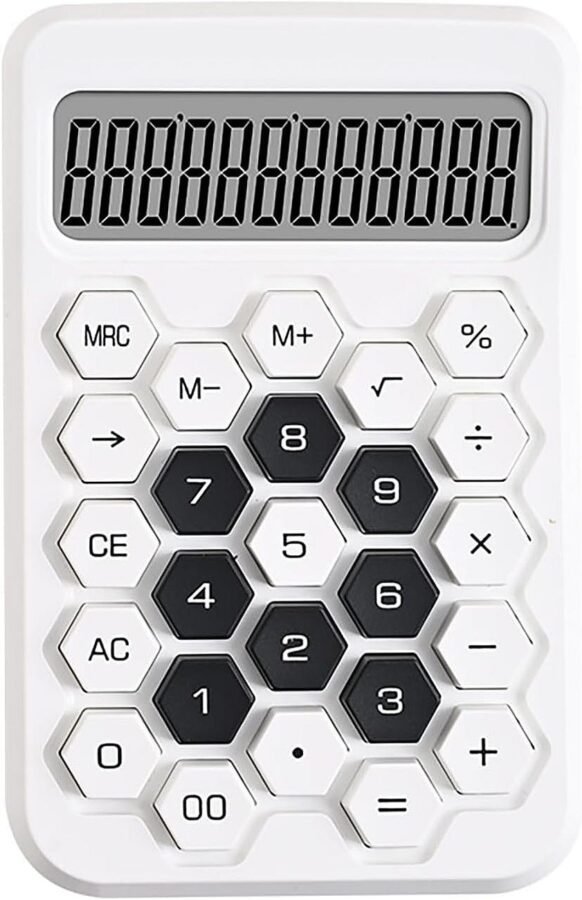 Калкулатор B-Max Color Хексагон, 12-разряден, асортимент