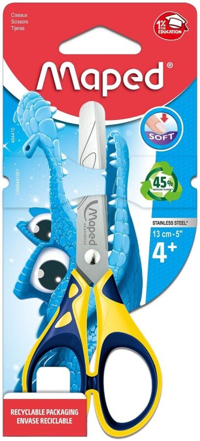 Детска Ножица Maped Essentials Kids – Жълта, 13 cm