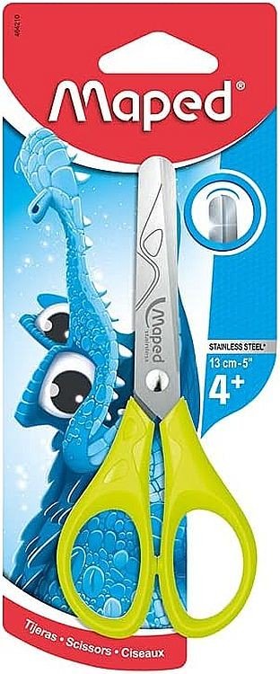 Ножица за Лява Ръка Maped Essentials Pulse – 13 cm, Зелена