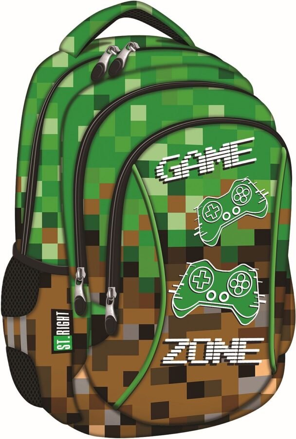 Ученическа раница St. Right Game Zone с 3 отделения