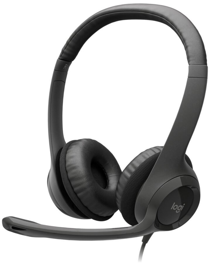 Слушалки с микрофон Logitech H390, USB, черни