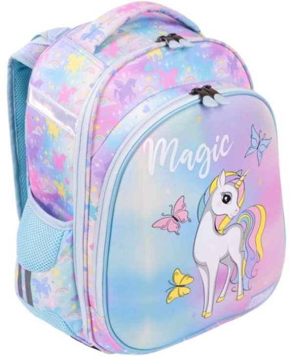 Ученическа ергономична раница St. Right Magic Unicorn - с 1 отделение