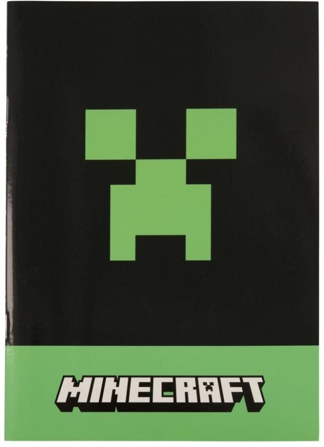 Тетрадка Graffiti Minecraft Greeper – A5, Широки Редове
