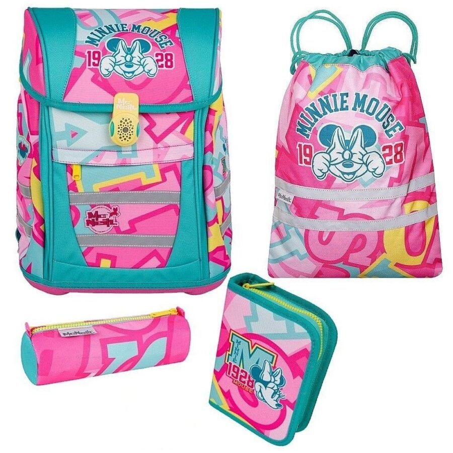 Ученически комплект Cool Pack Minnie Mouse – раница, два несесера и спортна торба