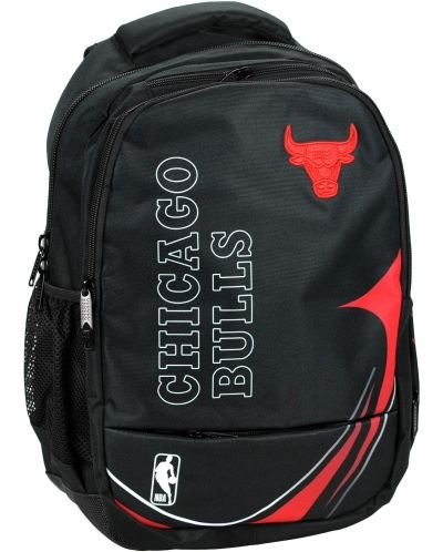 Ученическа раница Back Me Up NBA - Chicago Bulls, с 2 отделения