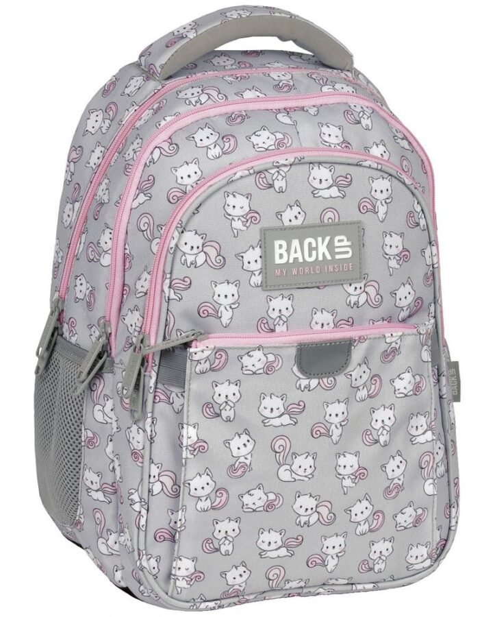 Ученическа раница BackUp P - Kitty, с 4 отделения