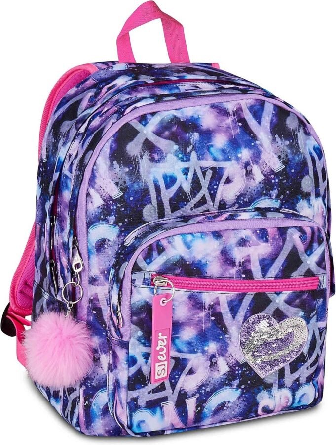 Ученическа раница Seven SJ Ever Multi Violet, 31 l