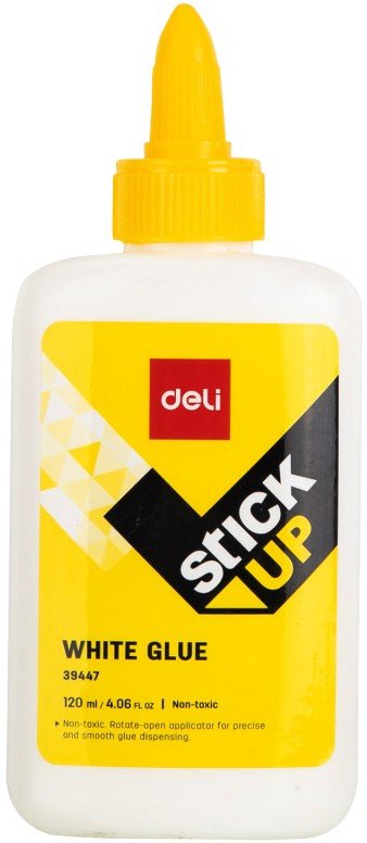 Течно Лепило Deli Stick Up E39447 – 120 ml, Бяло