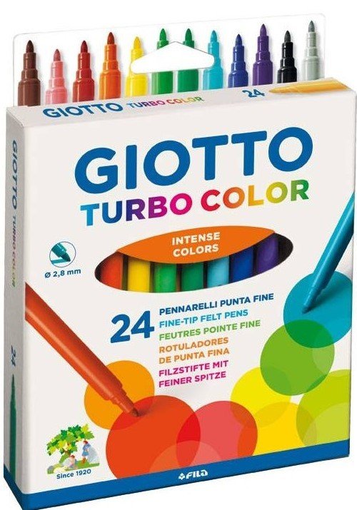 Флумастери Giotto Turbo Color – 24 Цвята