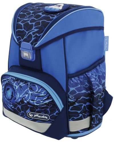 Ученическа раница Herlitz UltraLight - Blue Shark