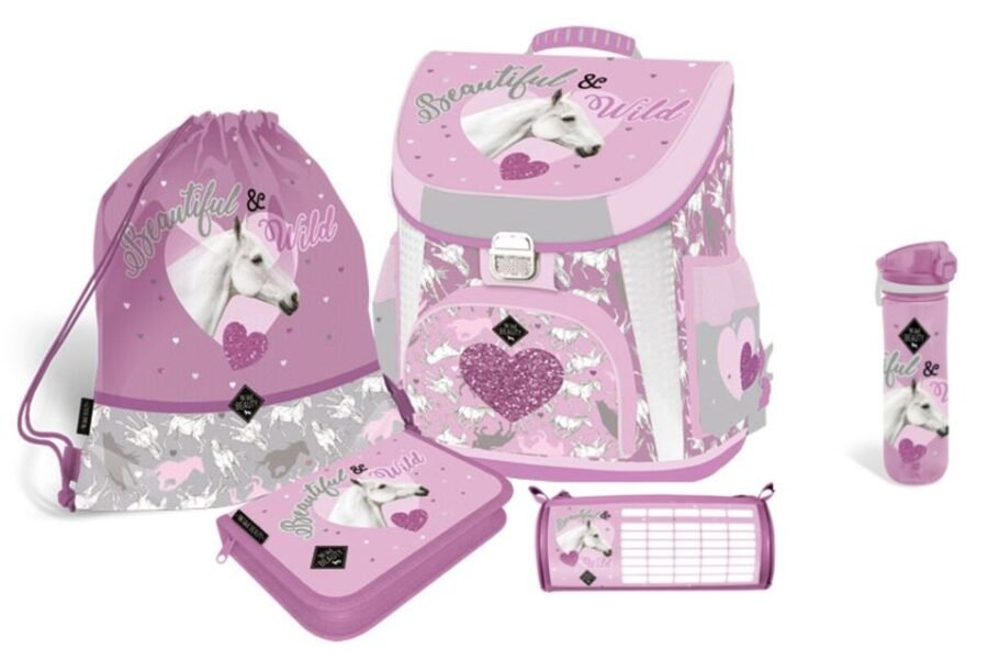 Ученически комплект Lizzy Card Wild Beauty Purple – 5 в 1