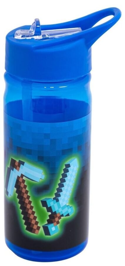Бутилка за Вода Astra Aqua Pure Син Пиксел, 450 ml