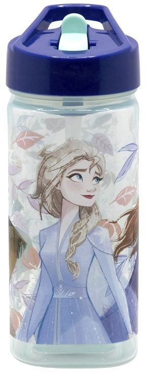Бутилка със Сламка Stor Frozen Snowy Tale, 510 ml