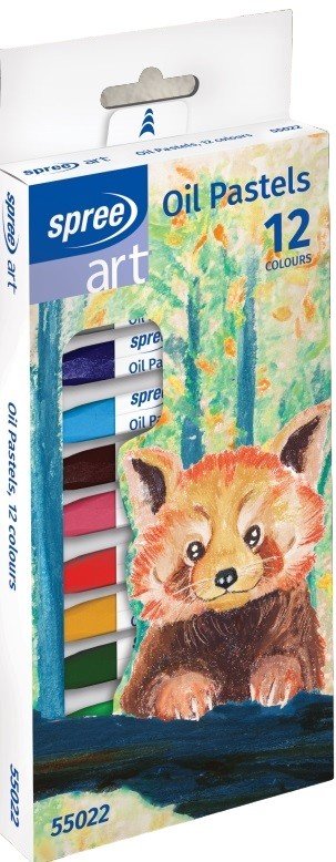 Маслени пастели Spree Art – 12 цвята