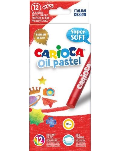 Маслени пастели Carioca Maxi – 12 цвята