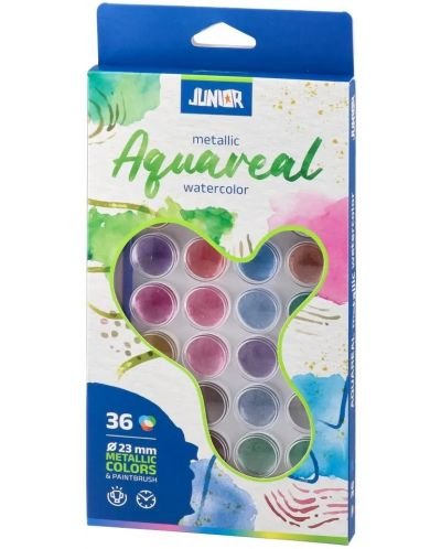 Водни бои Junior Metallic – 36 цвята