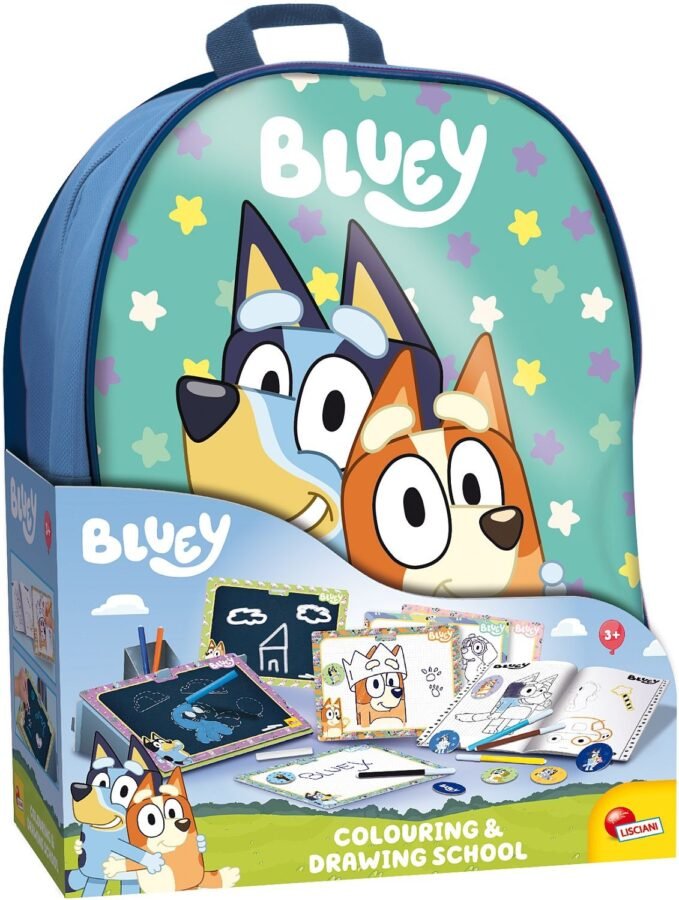 Комплект за рисуване Lisciani Bluey с раница