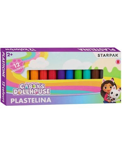 Пластилин Starpak Gabby's Dollhouse – 12 цвята